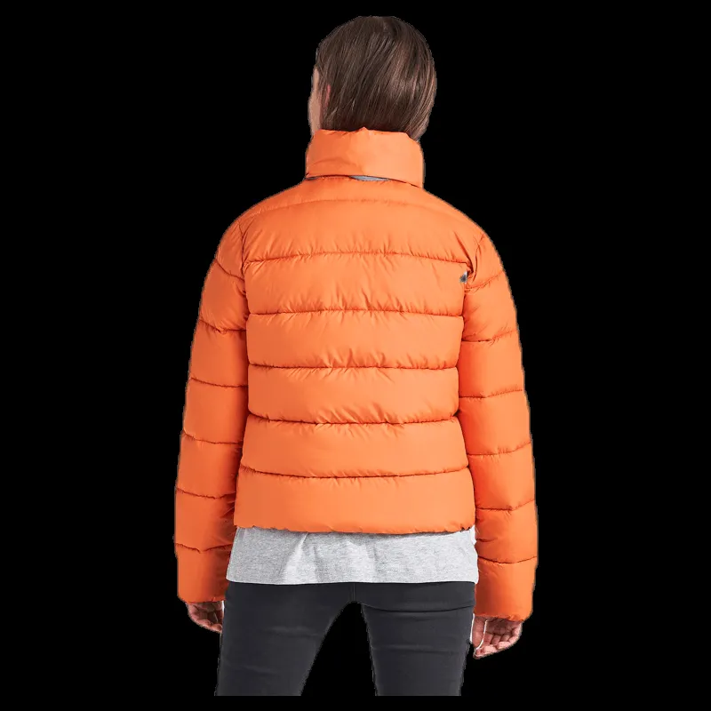 Discount Didriksons Rose Girls Puff Jacket Orange