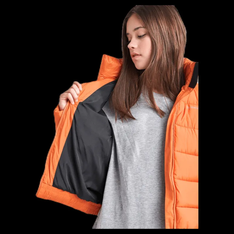 Discount Didriksons Rose Girls Puff Jacket Orange