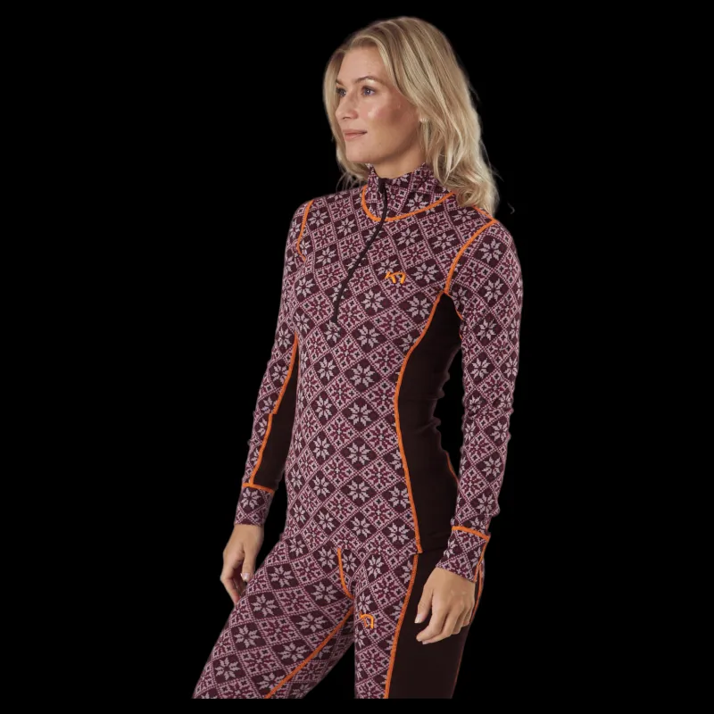 Kari Traa Rose Half-Zip Syrup Brun Best
