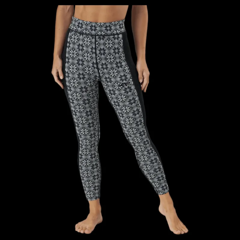 Kari Traa Rose High Waist Pant Black Flerfärgad Hot
