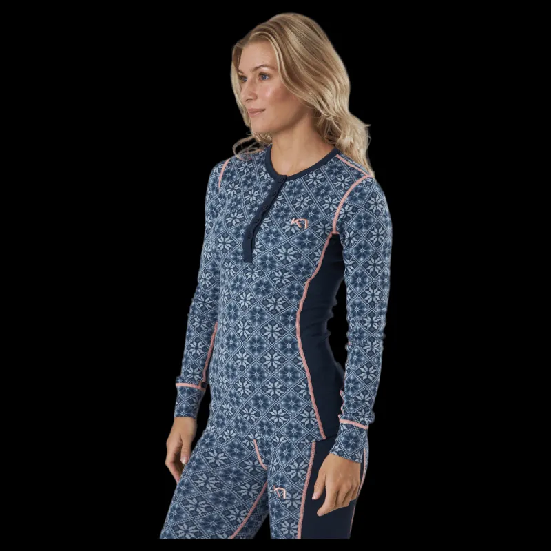 Kari Traa Rose Long Sleeve Sail Blå Discount