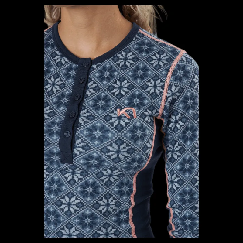 Kari Traa Rose Long Sleeve Sail Blå Discount