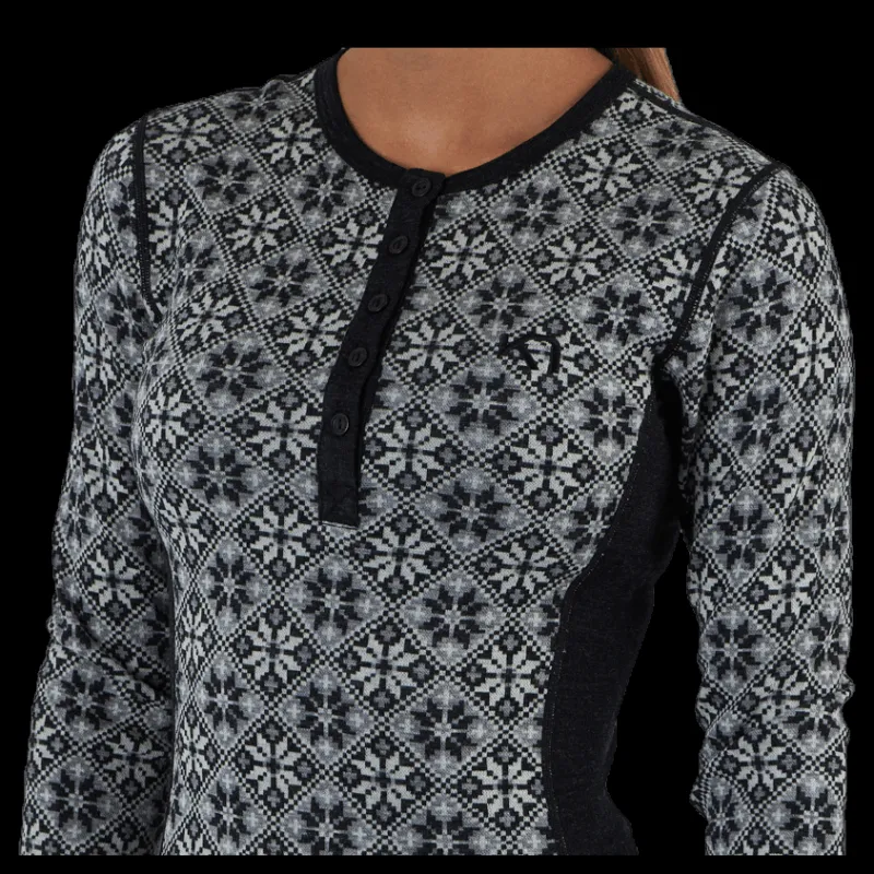 Kari Traa Rose Long Sleeve Shirt Black Svart New
