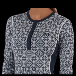 Best Kari Traa Rose Long Sleeve Shirt Blue Blå