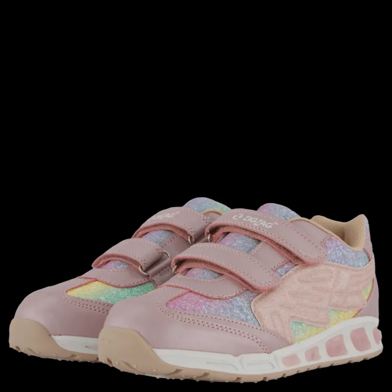 Outlet ZigZag Roseau Kids Shoe W/lights Multi Colour Flerfärgad