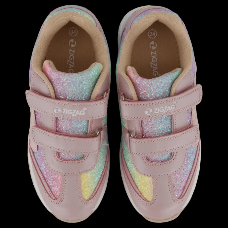 Outlet ZigZag Roseau Kids Shoe W/lights Multi Colour Flerfärgad
