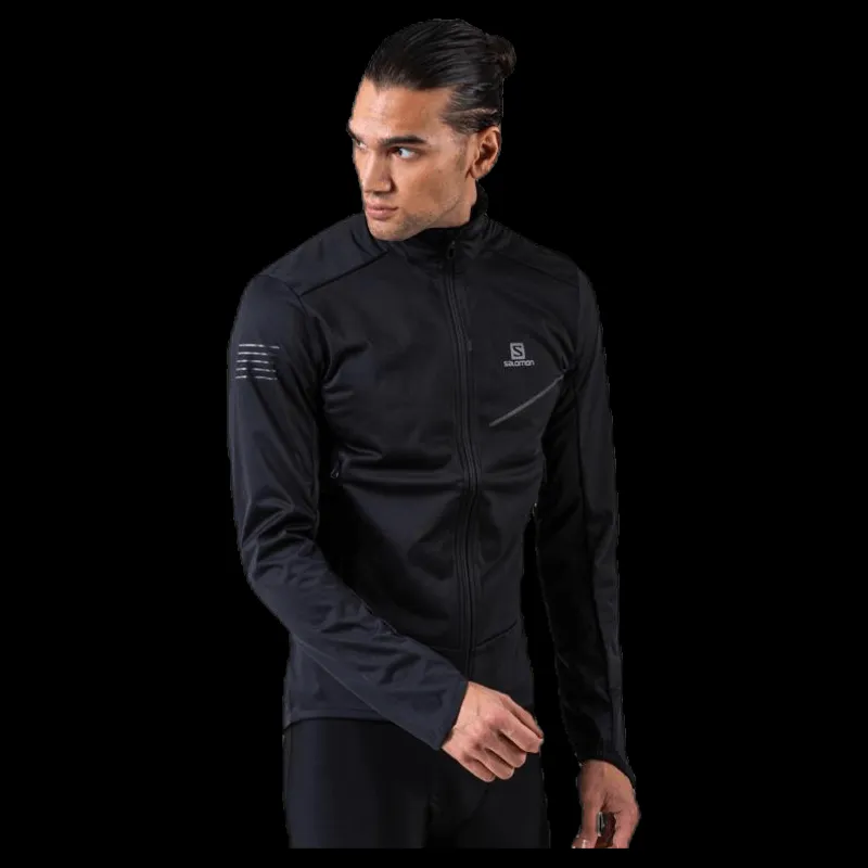 Discount Salomon RS Softshell Jacket Black Svart
