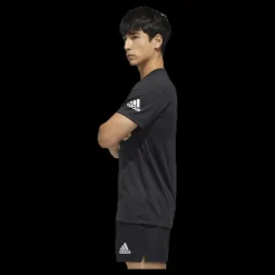 New adidas Rugby Logo Tee Black Svart