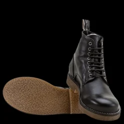 Best Sneaky Steve Rummy Leather Boots Black Svart