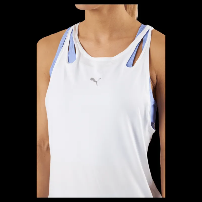 Discount Puma Run Cloudspun Tank W White Vit