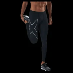 2XU Run Dash Compr Tights Black/Silver Svart och Silver Sale