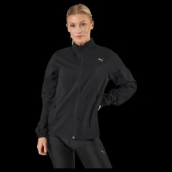 Discount Puma Run Favorite Woven Jacket W Black Svart