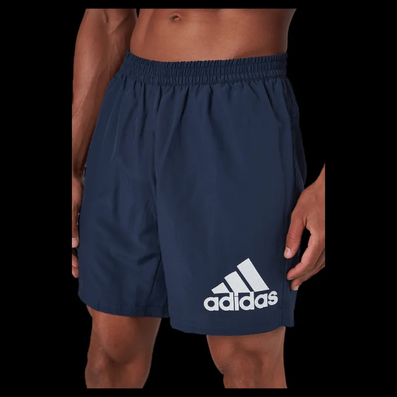 adidas Run It Short M Legink Blå Outlet
