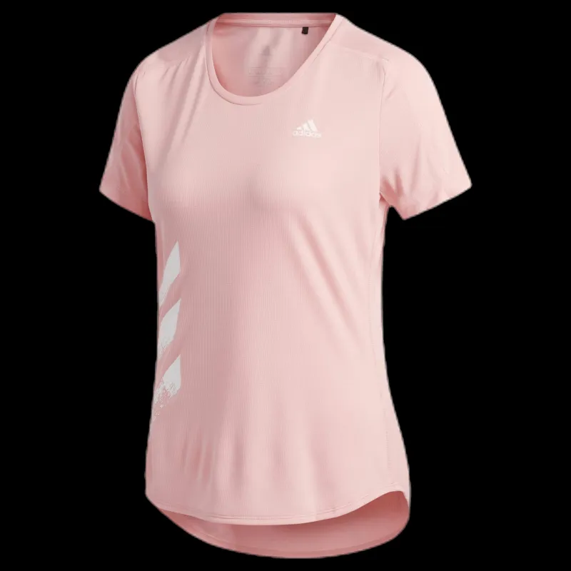 adidas Run It Tee 3S Pink Rosa Outlet