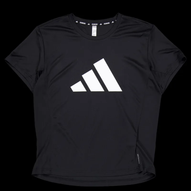 Best adidas Run It T-Shirt Black Svart
