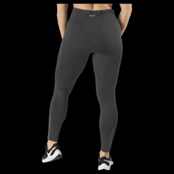 Clearance BLACC Run Reflective Tights Black/grey/silver Svart