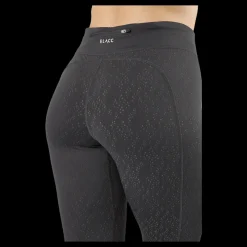 Clearance BLACC Run Reflective Tights Black/grey/silver Svart