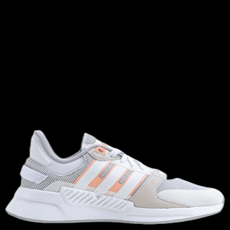 Clearance adidas Run 90s Shoes Cloud White / Cloud White / Glow Pink Grå