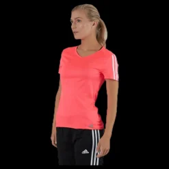 Outlet adidas Run 3S Tee W Pink Rosa