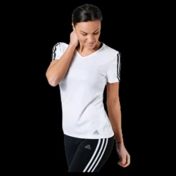 adidas Run 3S Tee W White/Black Vit