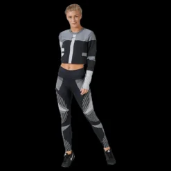 Nike Run Tech Pack Knit Top LS Black/Grey Grå New