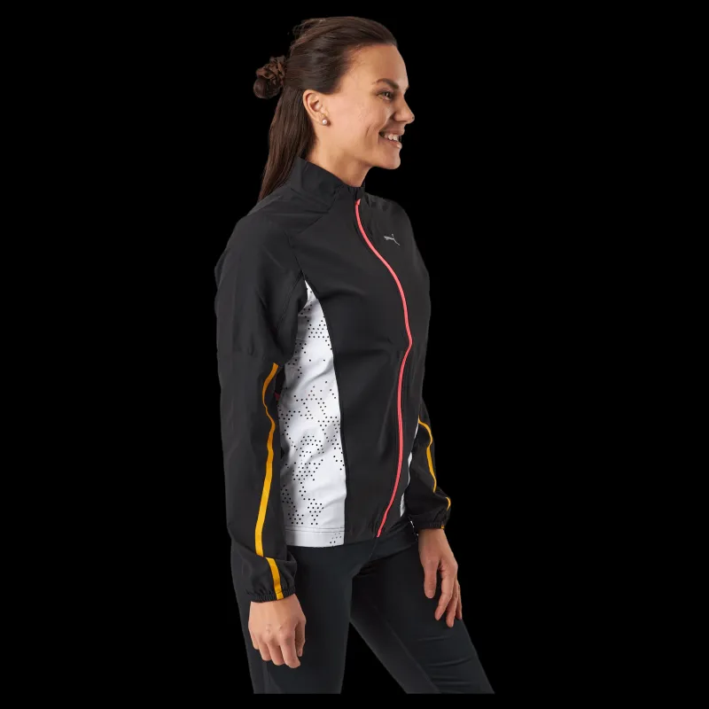Puma Run Ultraweave S Woven Jacket Black- White