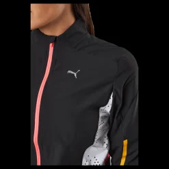 Sale Puma Run Ultraweave S Woven Jacket Black- White Svart