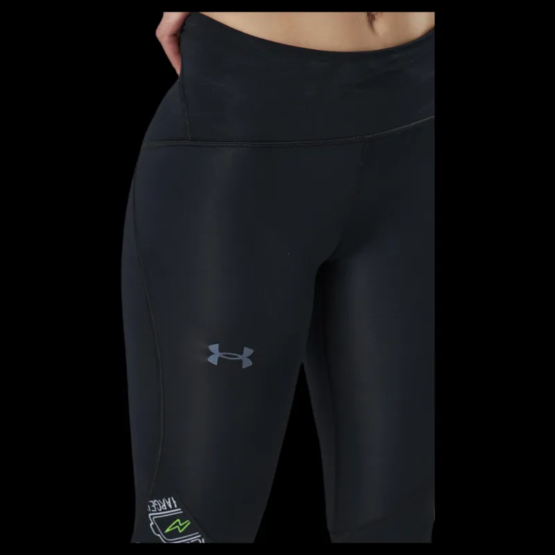 Under Armour Run Ur Face Off Tight Black Svart Best