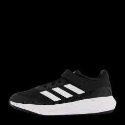 Hot adidas RunFalcon 3.0 Elastic Lace Top Strap Shoes Core Black / Cloud White / Core Black Svart