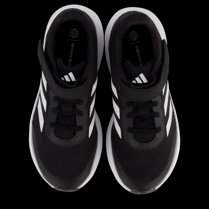 Hot adidas RunFalcon 3.0 Elastic Lace Top Strap Shoes Core Black / Cloud White / Core Black Svart