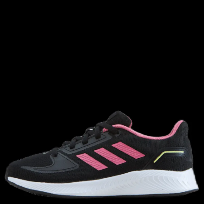 adidas Runfalcon 2.0 Shoes Core Black / Rose Tone / Pulse Yellow Svart New
