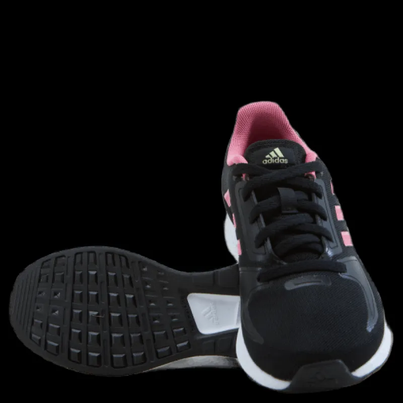 adidas Runfalcon 2.0 Shoes Core Black / Rose Tone / Pulse Yellow Svart New