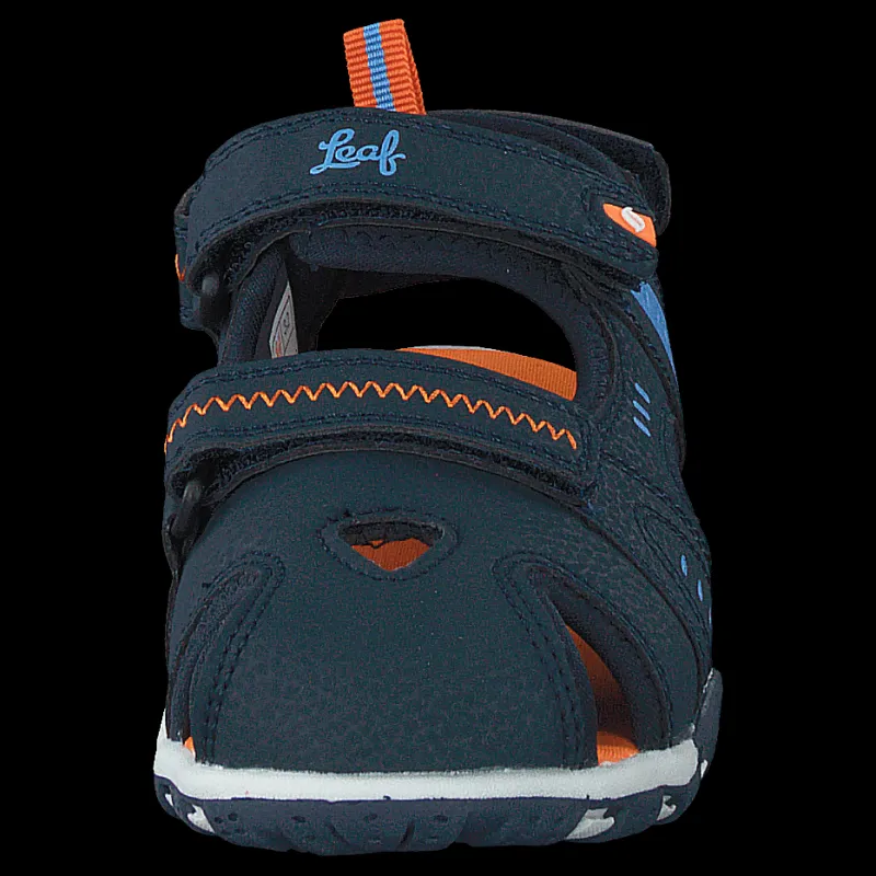 Leaf Runn Navy/orange Blå Outlet