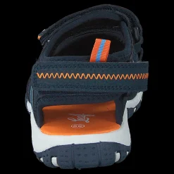 Leaf Runn Navy/orange Blå Outlet