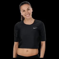 Nike Running Division SS Top Black Svart Best