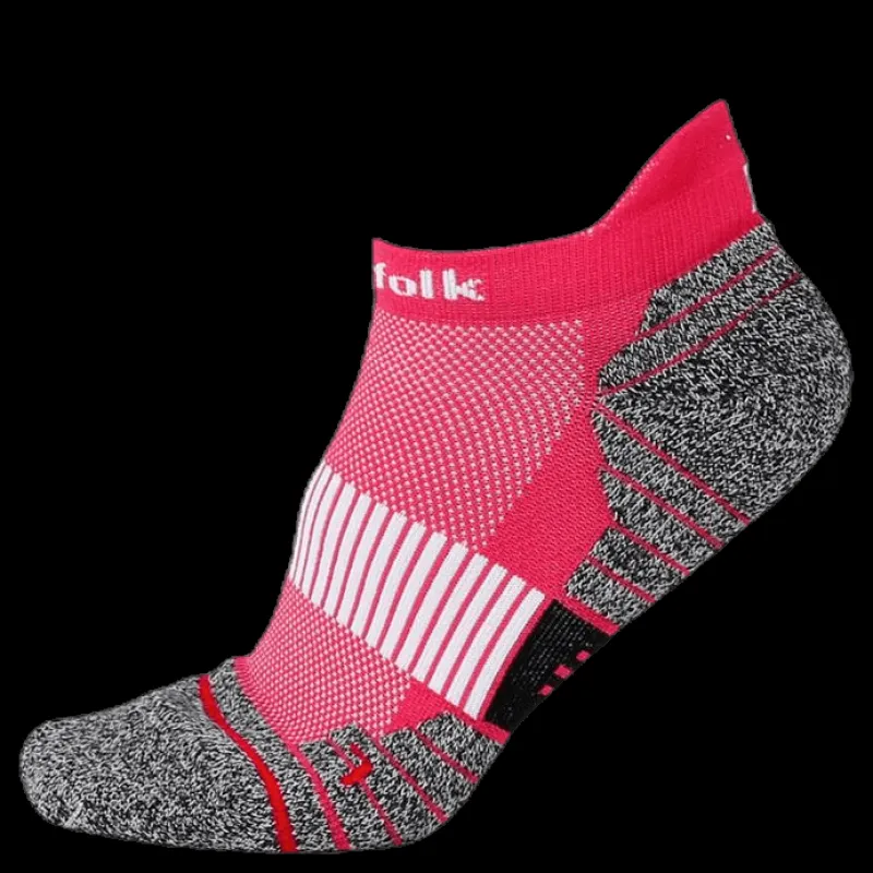 Norfolk Running Socks - Bolt Pink Rosa Clearance