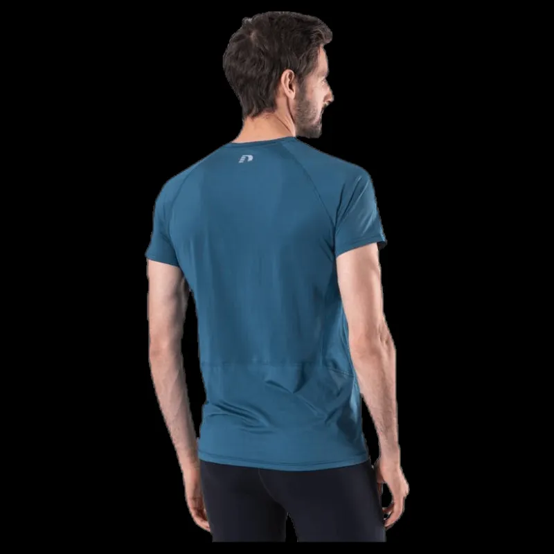 Newline Running Tee Blue Blå Discount
