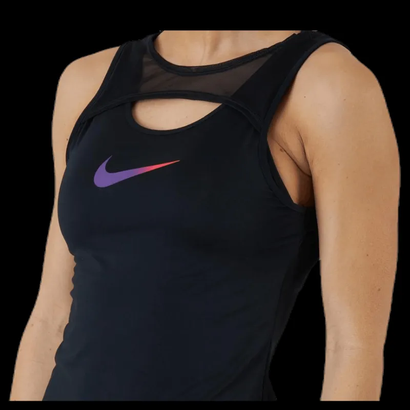 Nike Runway Running Tank Purple/Black Svart Outlet