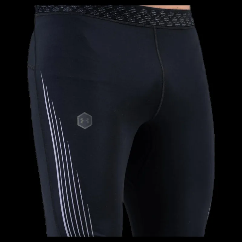Under Armour Rush Run Stamina Tight Black Svart Best