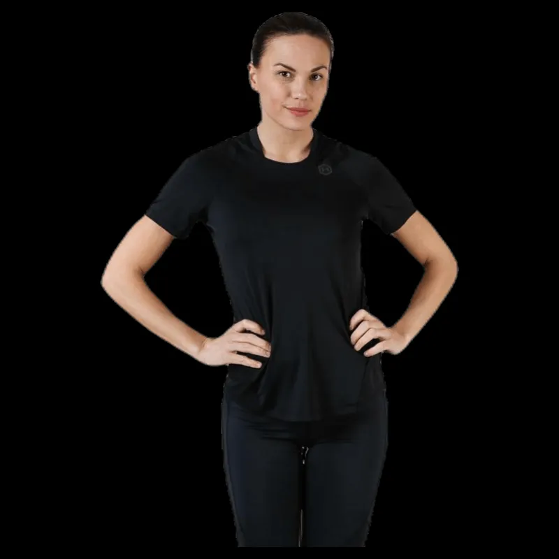 Outlet Under Armour Rush Short Sleeve Black Svart