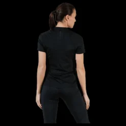 Outlet Under Armour Rush Short Sleeve Black Svart