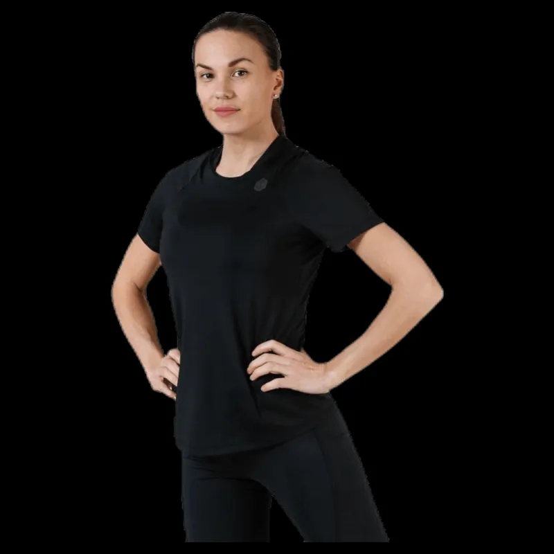 Outlet Under Armour Rush Short Sleeve Black Svart