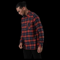 Clearance Dedicated Rute Flannel Checker Orange