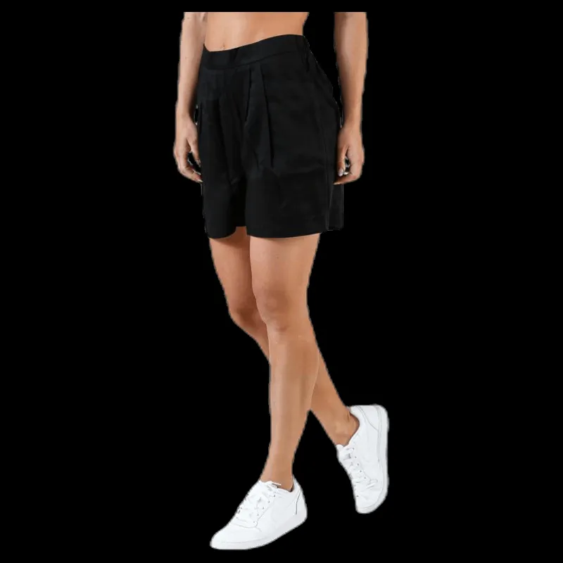 Online Pieces Ruth Hw Shorts Black Svart