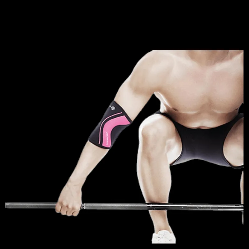 Rehband Rx Elbow Support 5 mm Pink/Black Rosa och Svart Sale