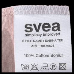 Svea Sabina Tee Pink Rosa Best