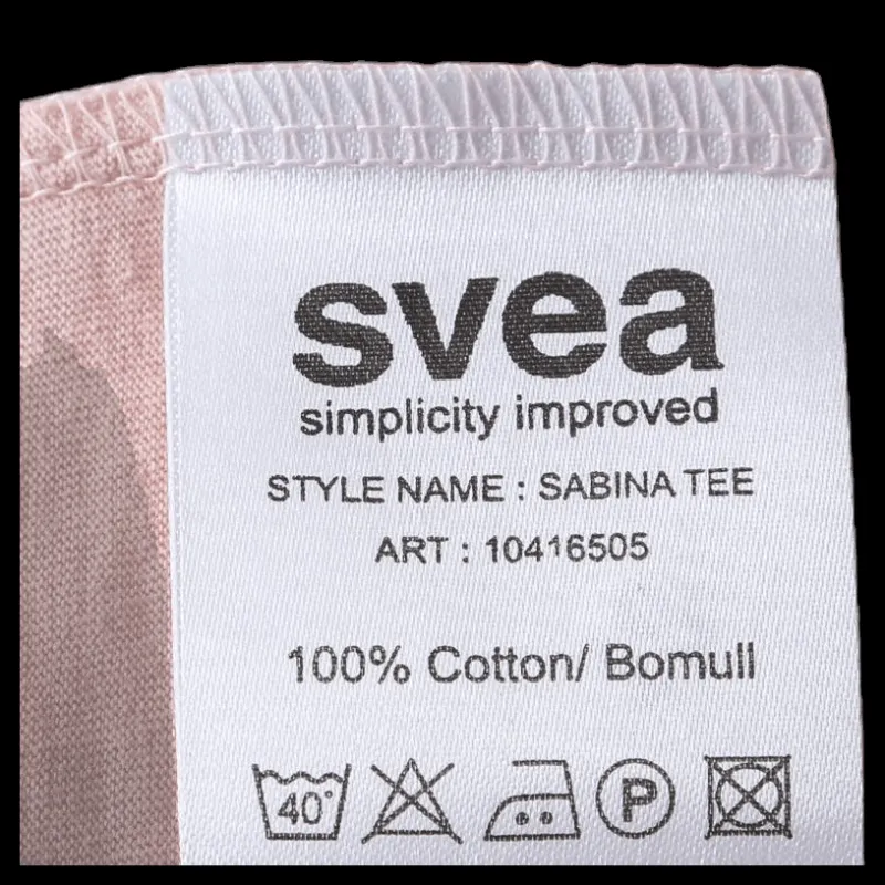 Svea Sabina Tee Pink Rosa Best