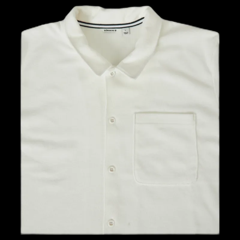 Discount Björn Borg Sacha Resort Shirt White Vit