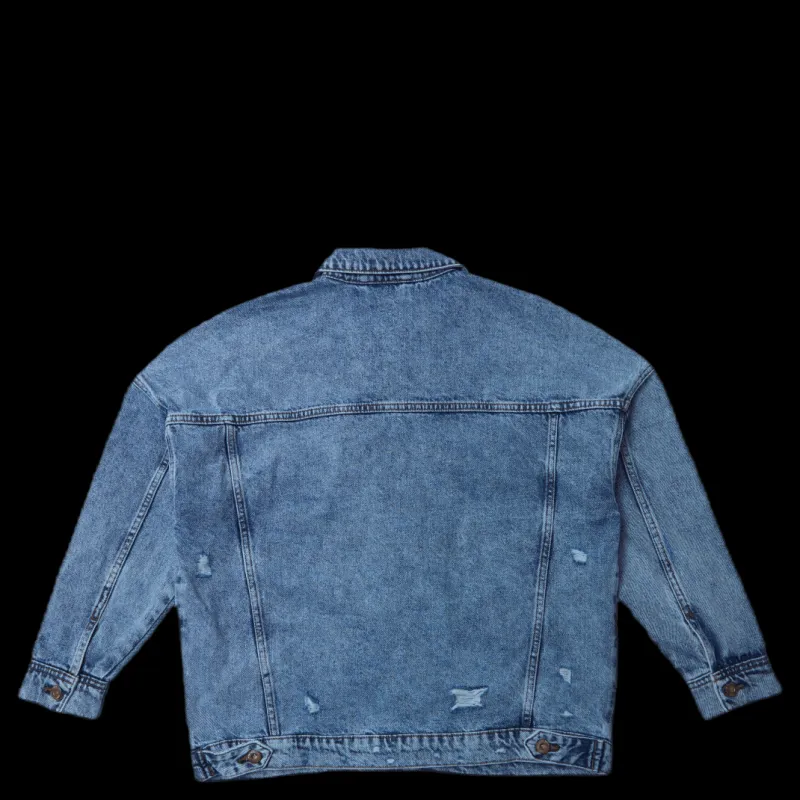 Outlet Only Safe Life Ls Oversze Jcket Blue Blå