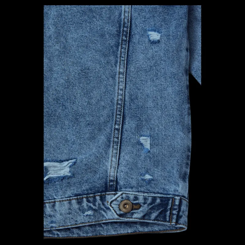 Outlet Only Safe Life Ls Oversze Jcket Blue Blå